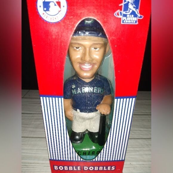 Ichiro Suzuki #51 MLB Seattle Mariners Bobble Head Doll 2001 Bobble Dobble - Picture 8 of 8